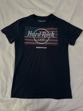 Hard Rock Cafe Nashville Navy Blue Shirt